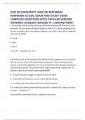 HESI PN MATERNITY &sol;HESI PN MATERNAL NEWBORN ACTUAL EXAM AND STUDY GUIDE COMPLETE QUESTIONS WITH DETAILED VERIFIED ANSWERS &sol;ALREADY GRADED A&plus; &sol;&sol;BRAND NEW&excl;&excl;
