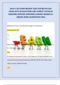 SACA C-207 EXAM NEWEST 2025 TESTING ACTUAL  EXAM WITH 60 QUESTIONS AND CORRECT DETAILED  ANSWERS &lpar;VERIFIED ANSWERS&rpar; ALREADY GRADED A&plus;  &lpar;BRAND NEW&rpar; GUARANTEED PASS