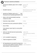 GESTATIONAL DIABETES TEST FINAL EXAM 2025 ACTUAL EXAM COMPLETE EXAM QUESTIONS WITH DETAILED VERIFIED ANSWERS &sol;ALREADY GRADED A&plus;