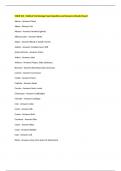 CNUR 103 - Medical Terminology Exam Questions and Answers Already Passed 