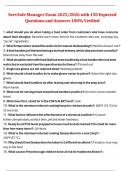 ServSafe Manager Exam 2025&sol;2026 &ndash; 150 Expected Questions and 100&percnt; Verified Answers &ndash; Complete Study Set