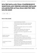 SCM 300 DAVILA ASU FINAL COMPREHENSIVE QUESTIONS AND VERIFIED ANSWERS &lpar;DETAILED & ELABORATED&rpar; ACTUAL EXAM 2025 TEST 100&percnt; SOLVED 2025&excl;&excl;