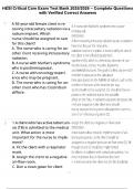 HESI Critical Care Exam Test Bank 2025&sol;2026 &ndash; Complete Questions with Verified Correct Answers