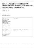 EMD V14 ACTUAL EXAM QUESTIONS WITH COMPLETE SOLUTION GUIDE &lpar;A&plus; GRADED 100&percnt; VERIFIED&rpar; LATEST VERSION 2025&excl;&excl;