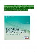 TEST BANKS For Family Practice Guidelines  6th Edition by Jill C&period; Cash&semi; Cheryl A&period;  Glass&semi; Jenny Mullen&vert;&vert;Chapters 1 - 23 