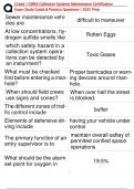 Grade 1 CWEA Collection Systems Maintenance Certification  Exam Study Guide & Practice Questions &vert; 2025 Prep 