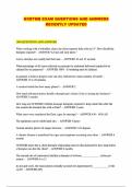 NCBTMB EXAM QUESTIONS AND ANSWERS RECENTLY UPDATED