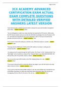 3CX ACADEMY ADVANCED CERTIFICATION EXAM ACTUAL EXAM COMPLETE QUESTIONS WITH DETAILED VERIFIED ANSWERS LATEST VERSION