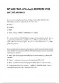 RN ATI PEDS CMS 2025 questions with correct answers