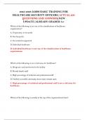 2025-2026 IAHSS BASIC TRAINING FOR HEALTHCARE SECURITY OFFICERS&vert;ACTUAL 200 QUESTIONS AND ANSWERS&vert;NEW UPDATE&vert;ALREADY GRADED A&plus;