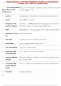 Registered Behavior Technician &lpar;RBT&rpar; 40-Hour Training Course 2025&sol;2026 &ndash; Complete Study Guide with Verified Content