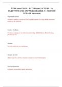 NURS 8022 EXAM 1 PATHO 2025&vert;ACTUAL 150 QUESTIONS AND ANSWERS&vert;GRADED A&plus;&vert;NEWEST UPDATE 2025-2026