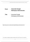 Associate Google Workspace Administrator Exam Dumps