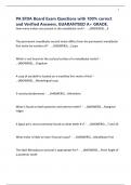 PA EFDA Board Exam Questions with 100&percnt; correct and Verified Answers&period; GUARANTEED A&plus; GRADE&period;