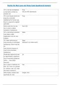Florida Vet Med Laws and Rules Exam Questions & Answers