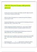 CDCES Exam with precise detailed answers