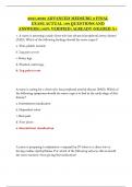 2025-2026 ADVANCED MEDSURG 2 FINAL EXAM&vert;ACTUAL 100 QUESTIONS AND ANSWERS&vert;100&percnt; VERIFIED&vert;ALREADY GRADED A&plus;