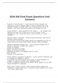 EDN 200 Final Exam Questions And Answers