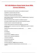 PSY 659 Midterm Study Guide Exam With Correct Solutions 