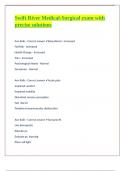 Swift River Medical-Surgical exam with precise solutions