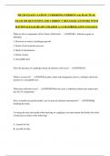 NR 224 EXAM 1 LATEST 2 VERSIONS &lpar;VERSION A & B&rpar; ACTUAL EXAM 200 QUESTIONS AND CORRECT DETAILED ANSWERS WITH RATIONALES&vert;ALREADY GRADED A&plus;&vert;&vert;CHAMBERLAINE COLLEGE&vert; 2025 UPDATED