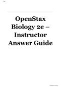 OpenStax Biology 2e &ndash; Instructor Answer Guide&comma; Complete Solutions for Teaching
