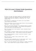 PGA 3&period;0 Level 2 Study Guide Questions And Answers