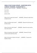 OMSA STUDY EXAM UPDATE &period; QUESTIONS WITH CORRCET ANSWERS&period; GUARANTEED A&plus;&period;