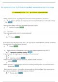  ATI Reproductive Test &ndash; Comprehensive Questions and Correct Answers &lpar;Latest Version&rpar;