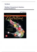 Test Bank -  Wardlaw's Perspectives in Nutrition&comma; 12th Edition - Byrd-Bredbenner&comma;  &lpar;Chapter 1-18&rpar; Complete Latest Guide