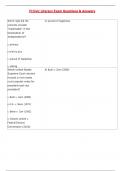Fl Civic Literacy Exam Questions & Answers