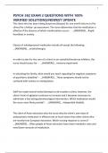 PSYCH 382 EXAM 2 QUESTIONS WITH 100&percnt; VERIFIED SOLUTIONS&sol;NEWEST UPDATE