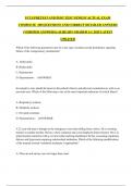 FCCS PRETEST AND POST TEST NEWEST ACTUAL EXAM COMPLETE  200 QUESTIONS AND CORRECT DETAILED ANSWERS &lpar;VERIFIED ANSWERS&rpar; &vert;ALREADY GRADED A&plus;&vert; 2025 LATEST UPDATED