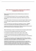 MGMT 3600 PRACTICE EXAM 2 QUESTIONS AND CORRECT ANSWERS 100&percnt; VERIFIED&excl;&excl;