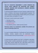 WGU &ndash; D115 &ndash; Advanced Pathophysiology &ndash; Western Governors University &ndash; 2025 &ndash; Complete Objective Assessment Exam with Verified Answers and Rationales &lpar;400 Questions&rpar;