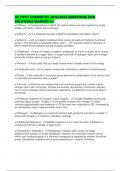 AC HPAT CHEMISTRY 2025&sol;2026 QUESTIONS AND SOLUTIONS MARKED A&plus;
