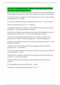 AC HPAT COMPREHENSIVE EXAM 2025&sol;2026 QUESTIONS AND SOLUTIONS MARKED A&plus;