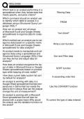 WGU D465 DATA APPLICATIONS OA EXAM ACTUAL TEST 2025&sol;2026 COMPLETE 70 ACCURATE QUESTIONS AND WELL ELABORATED ANSWERS WITH RATIONALES &lpar;CORRECT VERIFIED SOLUTIONS&rpar; A NEW UPDATED VERSION &vert;GUARANTEED PASS A&plus;