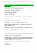 AC HPAT PHYSICS 2025&sol;2026 QUESTIONS AND SOLUTIONS MARKED A&plus;
