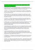 AC HPAT PHYSICS EXAMS 2025&sol;2026 QUESTIONS AND SOLUTIONS MARKED A&plus;