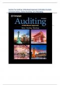 Auditing&colon; A Risk-Based Approach Exam Test Bank 12th Edition by Gramling&comma; Johnstone-Zehms & Rittenberg &ndash; Recent Comprehensive Verified Guide
