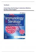 Test Bank - Immunology and Serology in Laboratory Medicine, 8th Edition - Turgeon, Chapters 1 - 27|| Complete Latest Guide A+