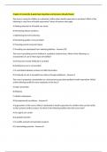 chapter 26 maternity & peds Exam Questions and Answers Already Passed 