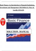 Solution Manual - Basic Finance&colon; An Introduction to Financial Institutions&comma; Investments&comma; and Management 13th Edition &lpar;Mayo&rpar; All Chapters 4 to 29 Covered > Download as Pdf File <