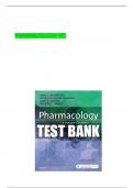 Test Bank - Pharmacology&colon; A Patient-Centered Nursing Process Approach &lpar;9th Edition&rpar; PHARMACOLOGY 9TH EDITION MCCUISTION TEST BANK