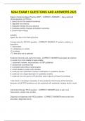 N244 Exam 1 questions and answers 2025