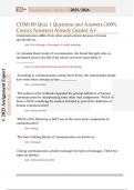 COM100 Quiz 1 Questions and Answers &lpar;100&percnt;  Correct Answers&rpar; Already Graded A&plus;