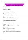 AUTOCAD- WEEK 5 EXAM QUESTIONS WITH 100&percnt; ACCURATE ANSWERS