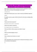 AUTOCAD- WEEK 7 EXAM QUESTIONS WITH 100&percnt; ACCURATE ANSWERS