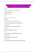 AUTOCAD- WEEK 9 EXAM QUESTIONS WITH 100&percnt; ACCURATE ANSWERS